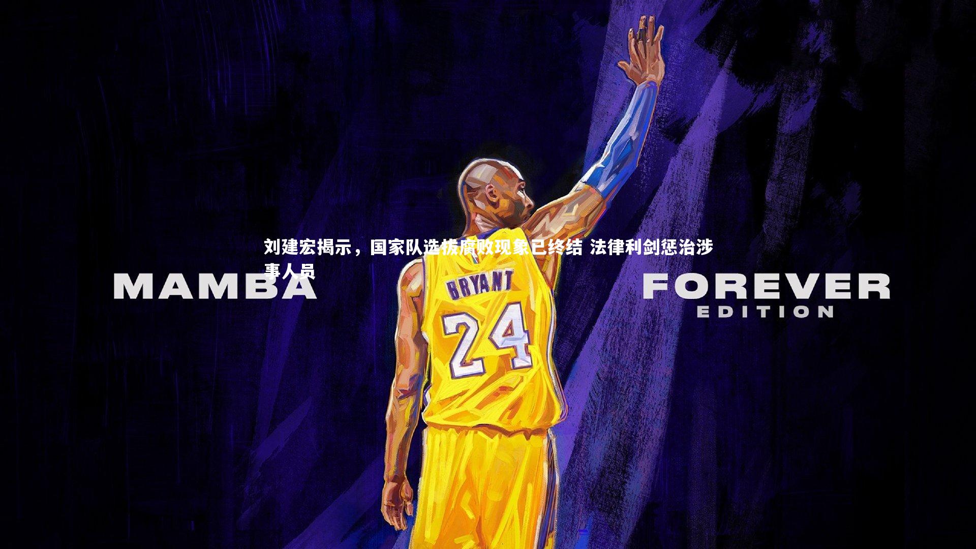 刘建宏揭示，国家队选拔腐败现象已终结 法律利剑惩治涉事人员